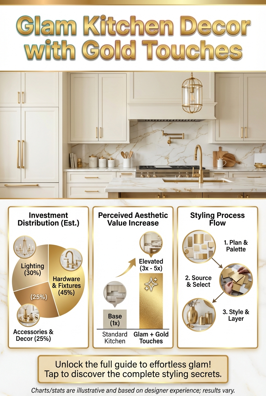 Glam Kitchen Decor with Gold Touches - photo 3