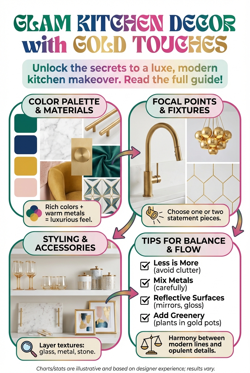 Glam Kitchen Decor with Gold Touches - photo 4