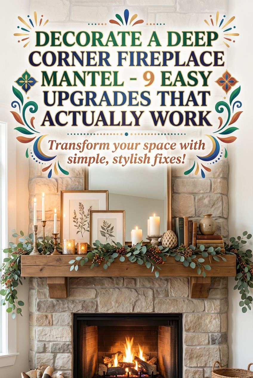 Decorate a Deep Corner Fireplace Mantel – 9 Easy Upgrades That Actually Work - photo 2