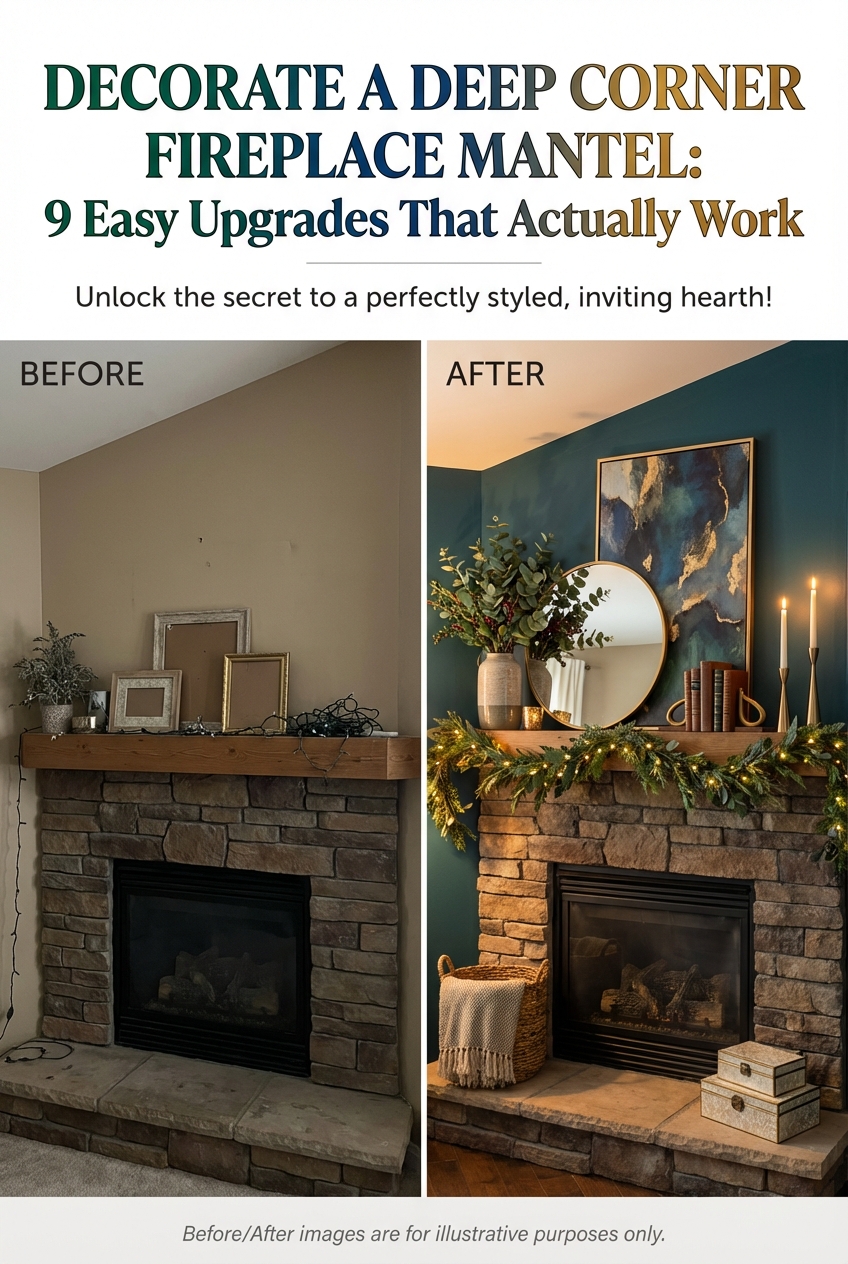 Decorate a Deep Corner Fireplace Mantel – 9 Easy Upgrades That Actually Work - photo 5