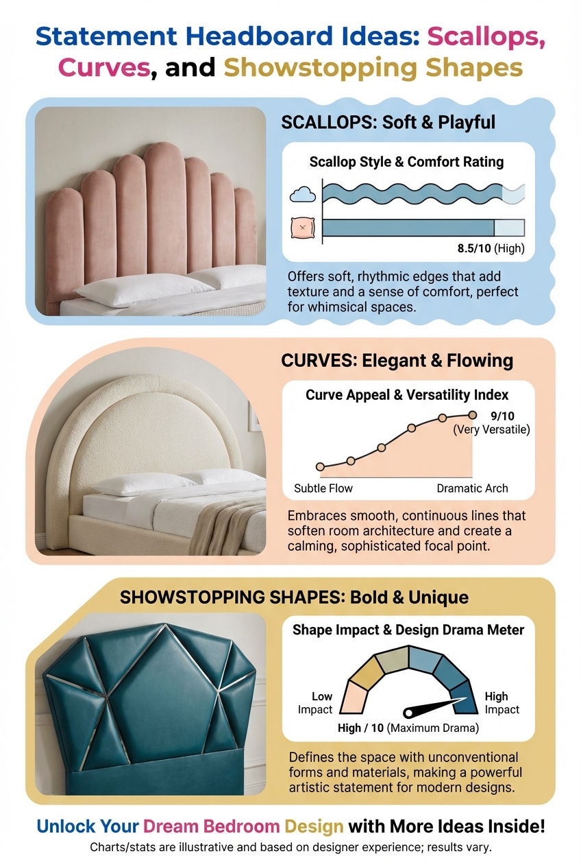 Statement Headboard Ideas: Scallops, Curves, and Showstopping Shapes - photo 3