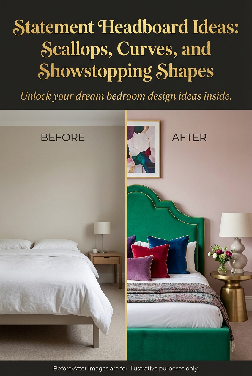 Statement Headboard Ideas: Scallops, Curves, and Showstopping Shapes - photo 5