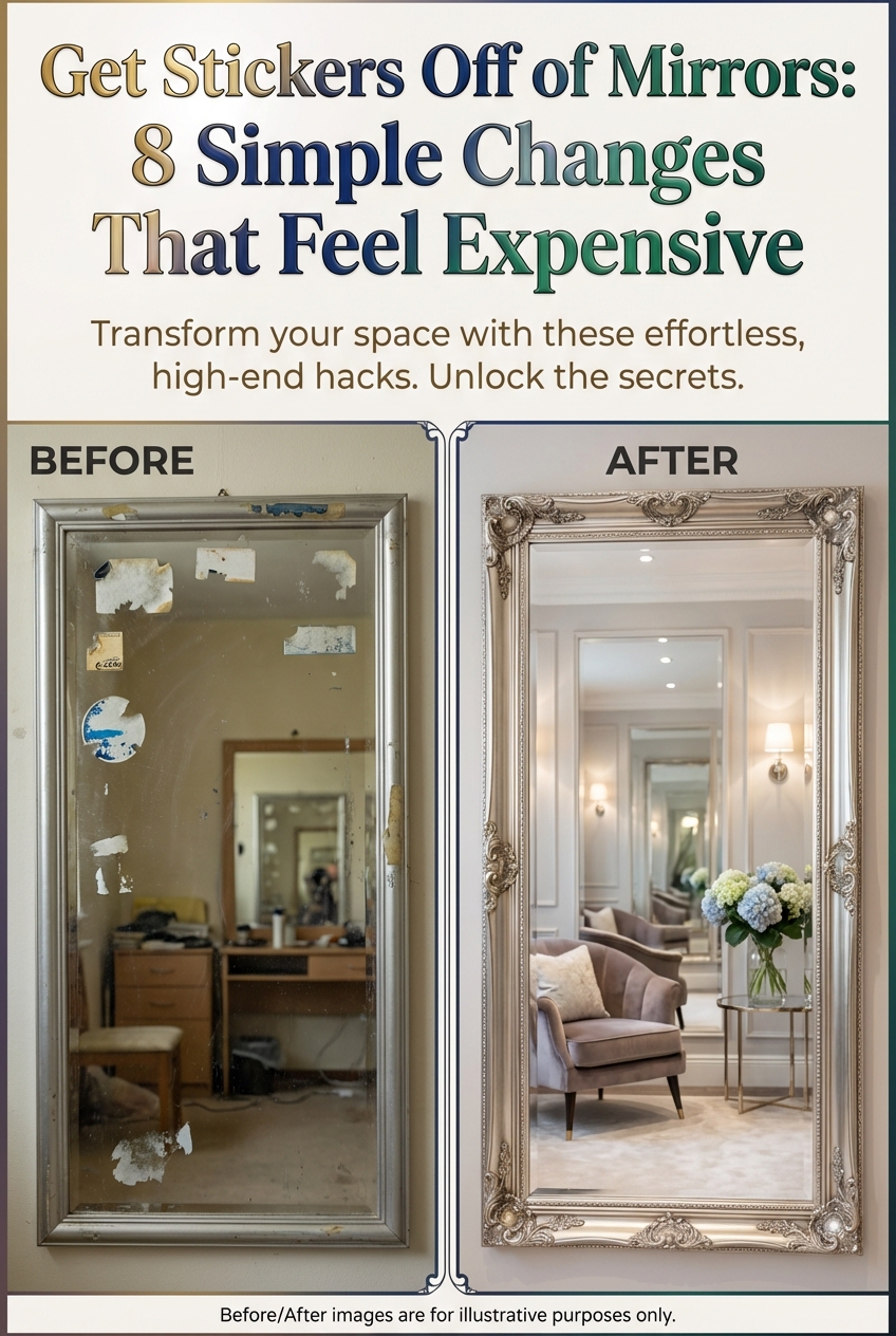 Get Stickers Off of Mirrors: 8 Simple Changes That Feel Expensive - photo 5