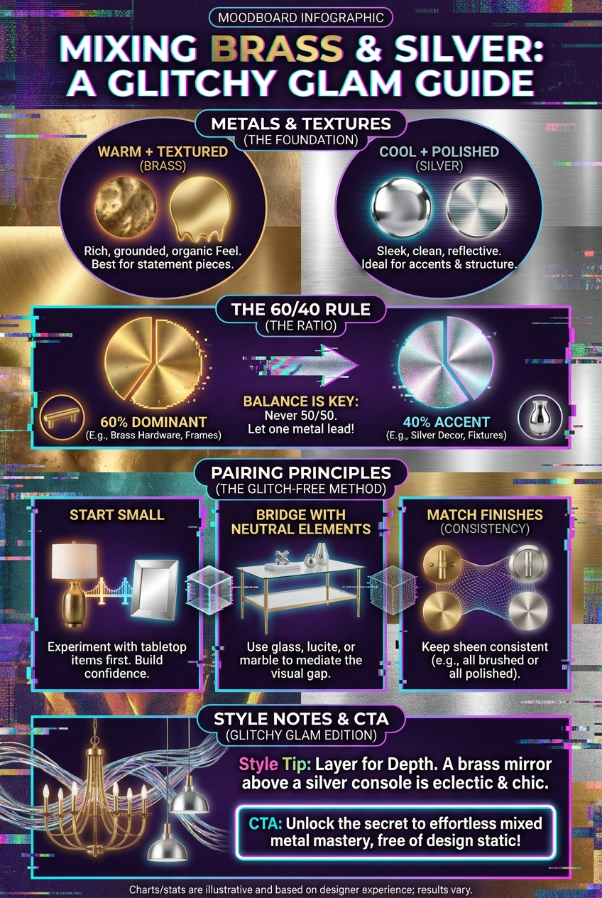 How to Mix Brass and Silver Metals (Glitchy Glam Edition) - photo 4