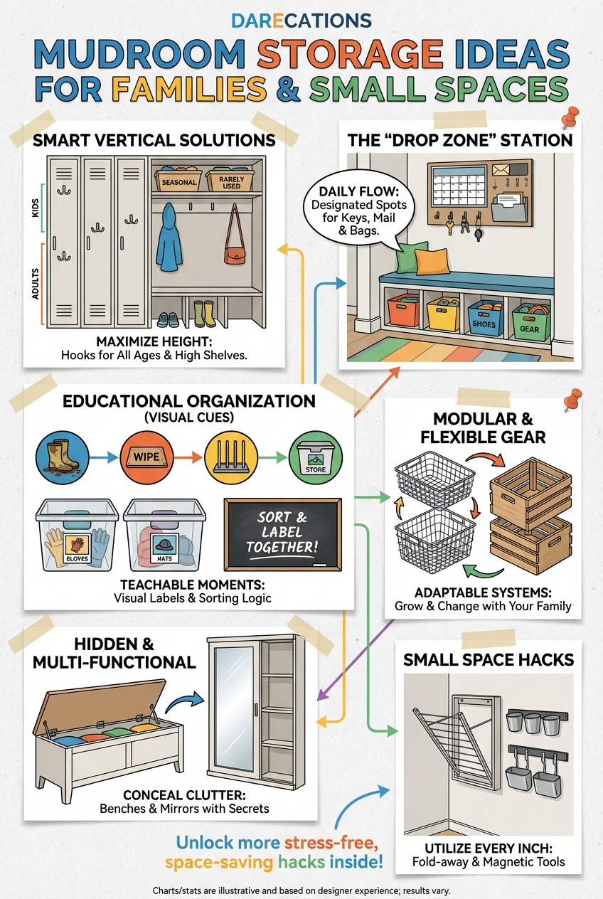 Darecations Mudroom Storage Ideas for Families and Small Spaces - photo 4