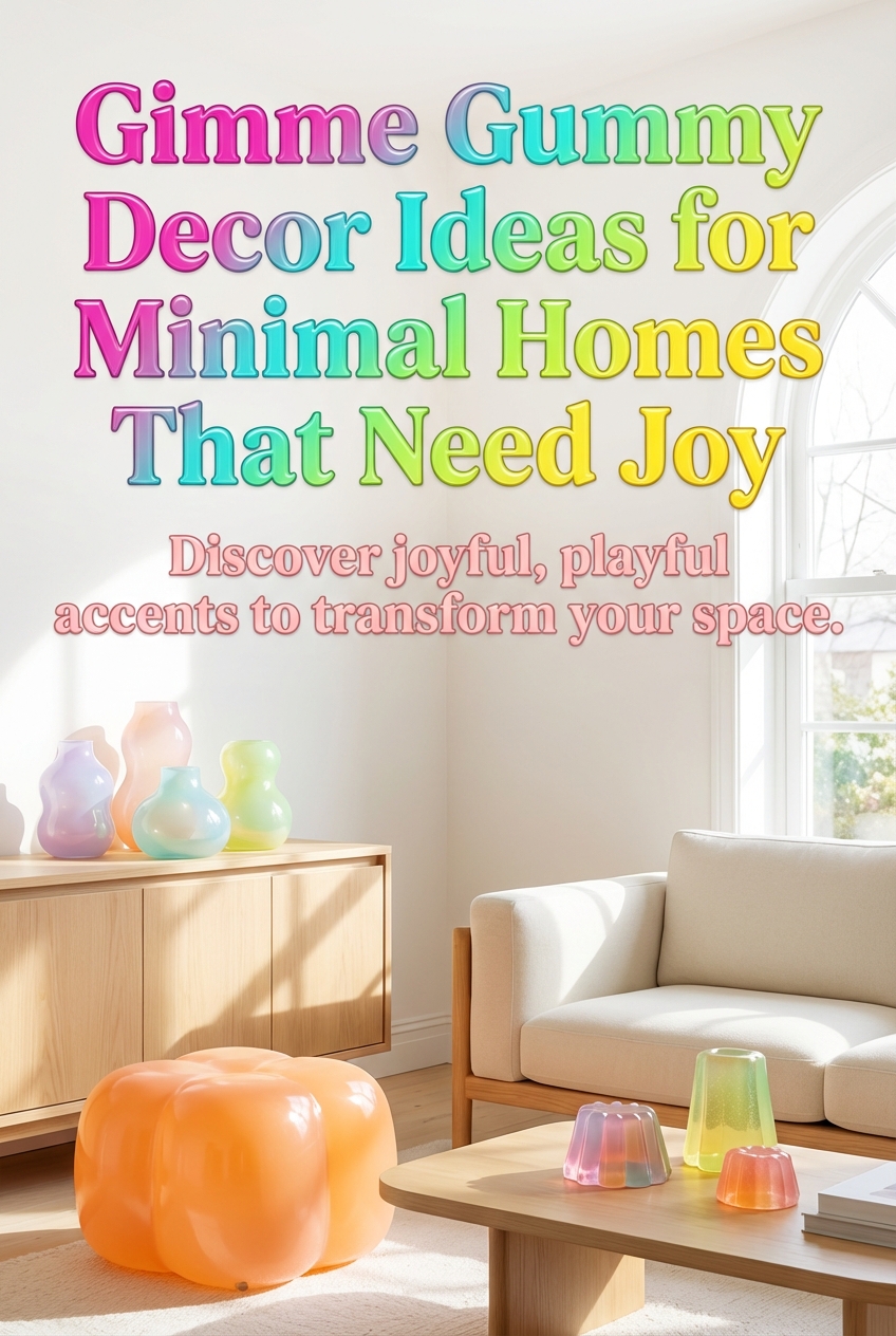 Gimme Gummy Decor Ideas for Minimal Homes That Need Joy - photo 2
