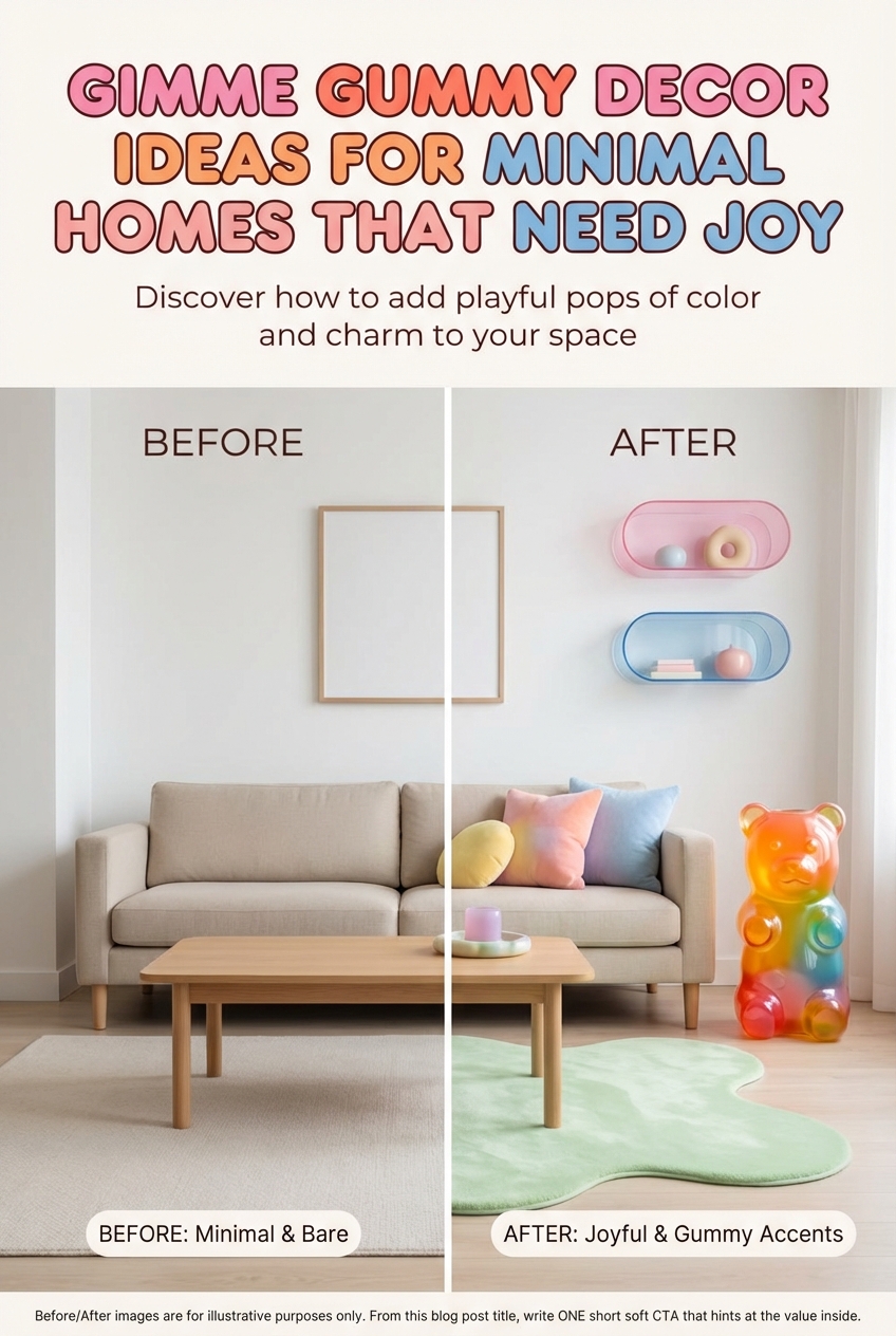 Gimme Gummy Decor Ideas for Minimal Homes That Need Joy - photo 5