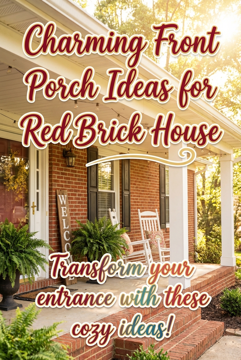 Charming Front Porch Ideas for Red Brick House - photo 2