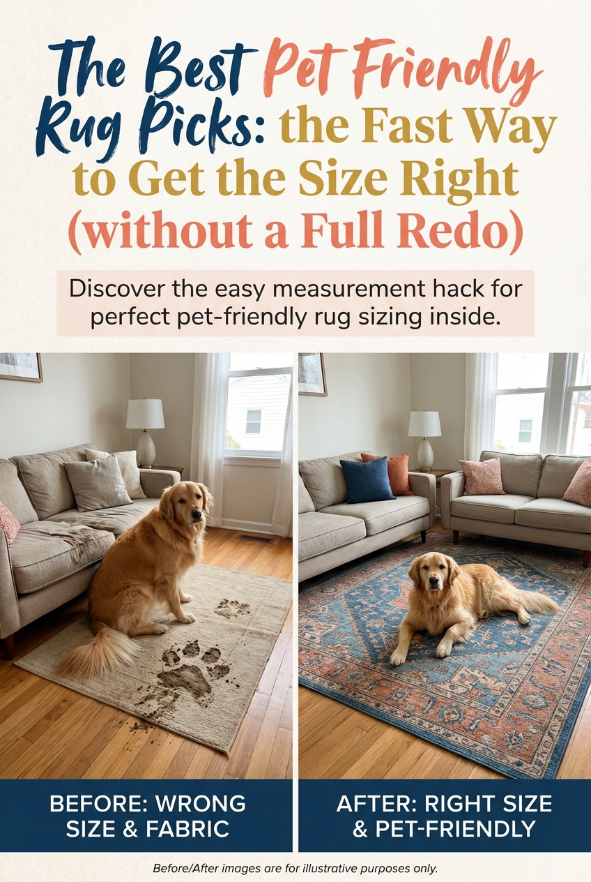 The Best Pet Friendly Rug Picks: the Fast Way to Get the Size Right (without a Full Redo) - photo 5
