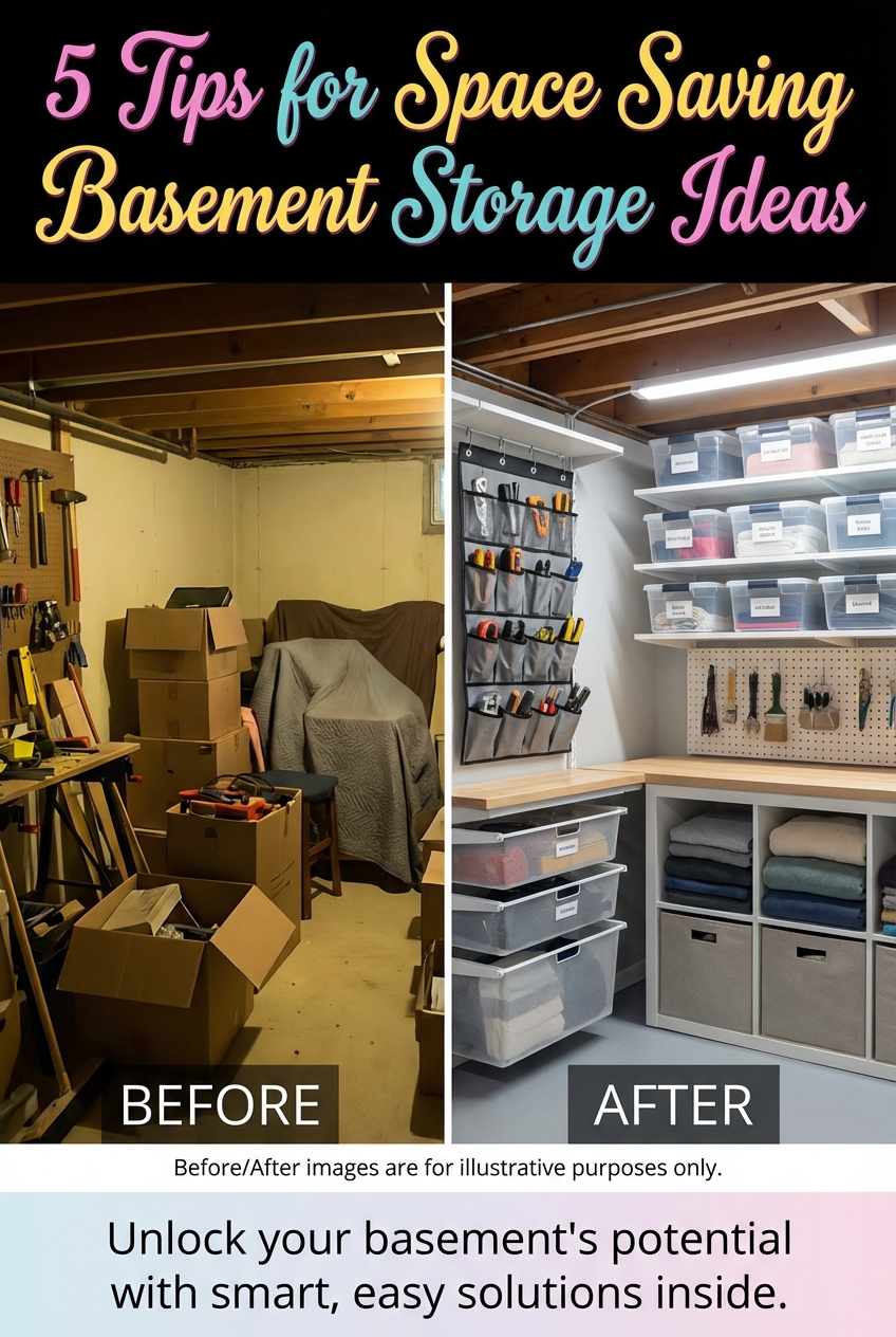 5 Tips for Space Saving Basement Storage Ideas - photo 5
