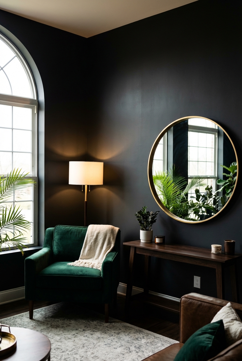 How to Avoid “Too Dark” When Decorating Dramatically