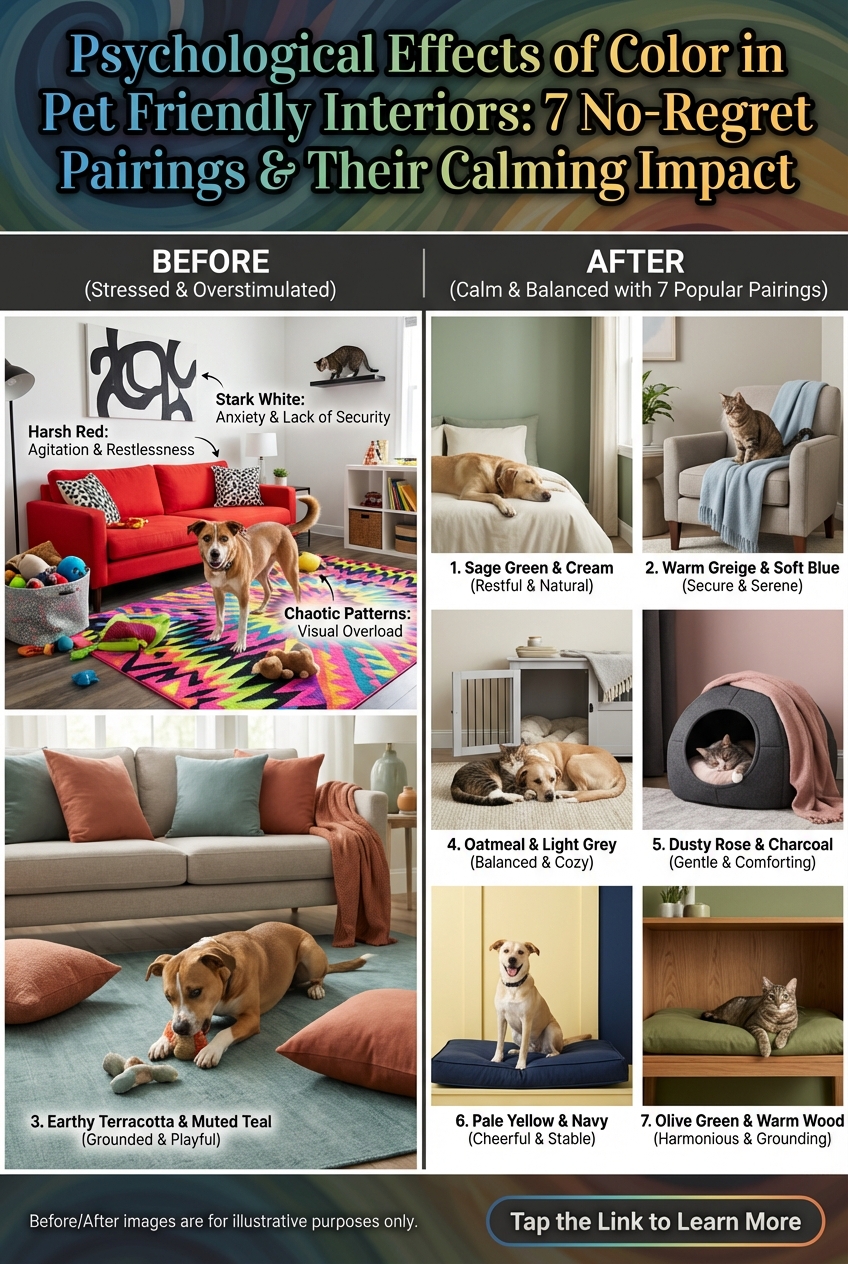 Psychological Effects of Color in Pet Friendly Interiors Most Popular Colors: 7 No – Regret Pairings - photo 5