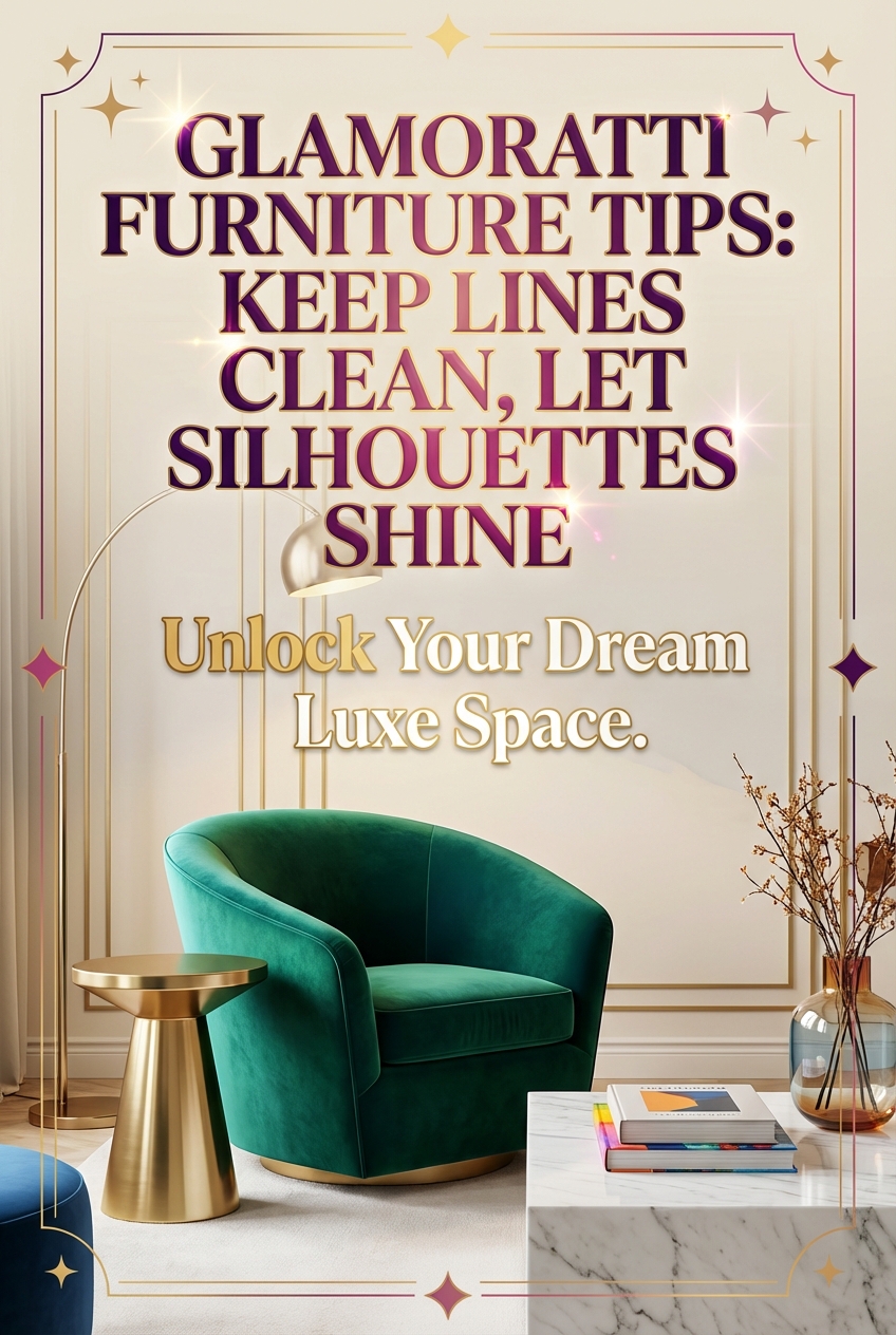 Glamoratti Furniture Tips: keep lines clean, let silhouettes shine - photo 2