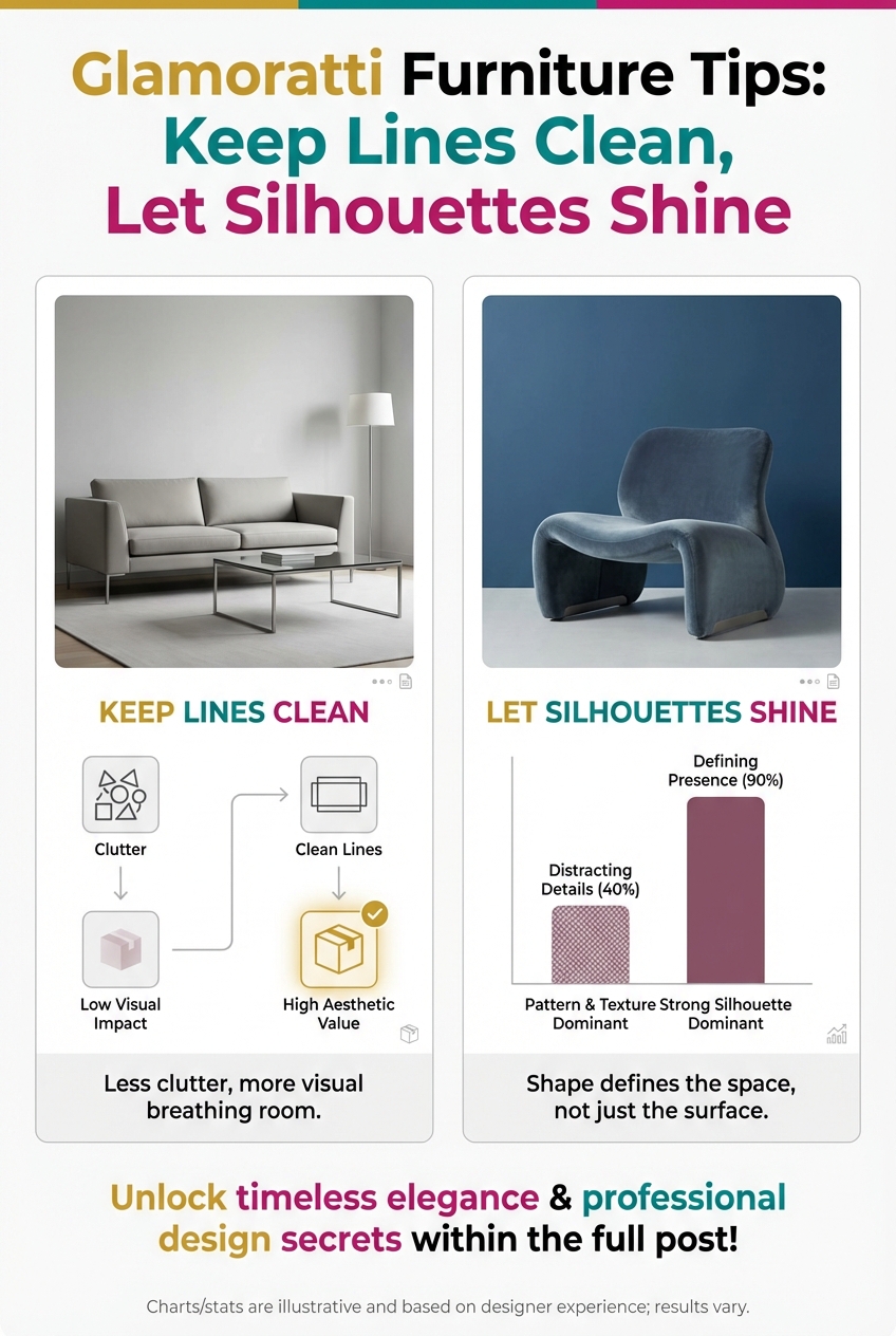 Glamoratti Furniture Tips: keep lines clean, let silhouettes shine - photo 3