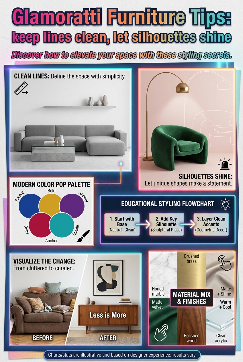 Glamoratti Furniture Tips: keep lines clean, let silhouettes shine - photo 4