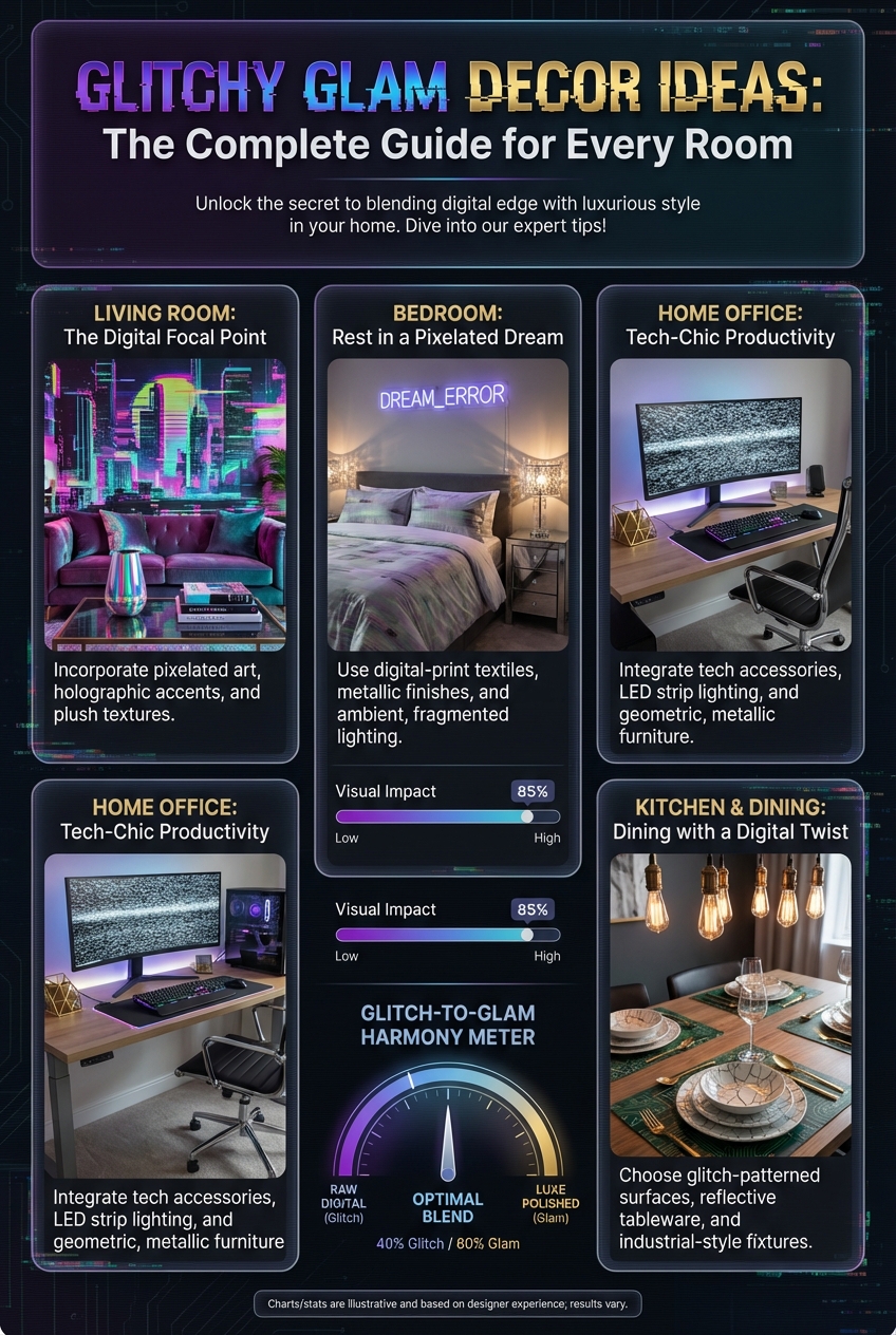 Glitchy Glam Decor Ideas: The Complete Guide for Every Room - photo 3