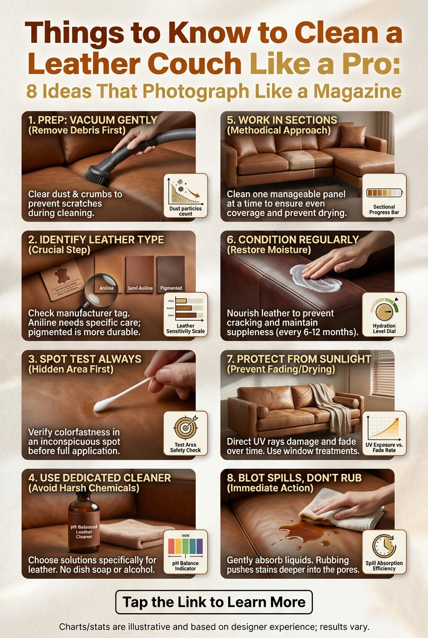 Things to Know to Clean a Leather Couch Like a Pro: 8 Ideas That Photograph Like a Magazine - photo 3