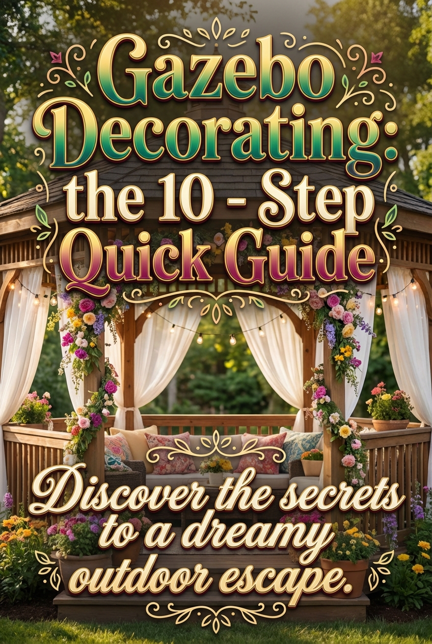 Gazebo Decorating: the 10 – Step Quick Guide - photo 2
