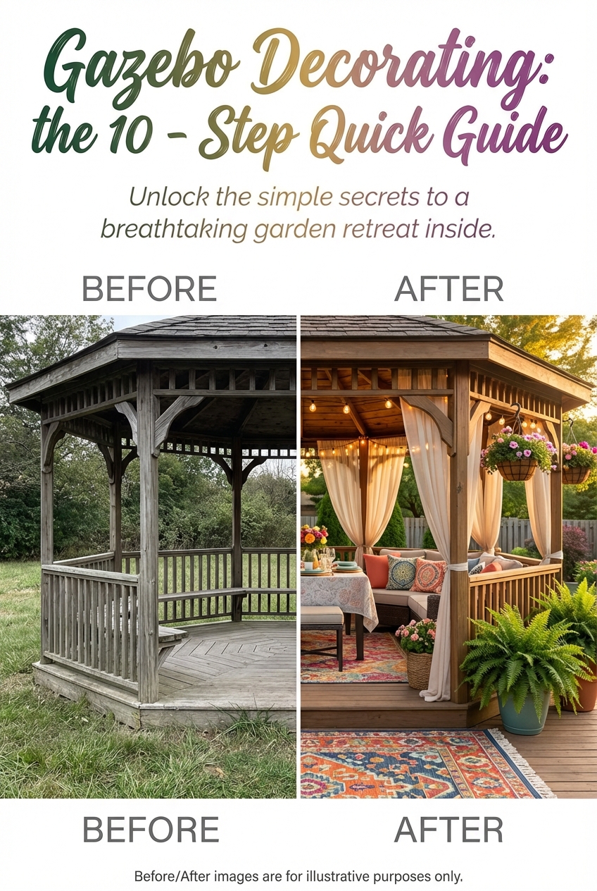Gazebo Decorating: the 10 – Step Quick Guide - photo 5