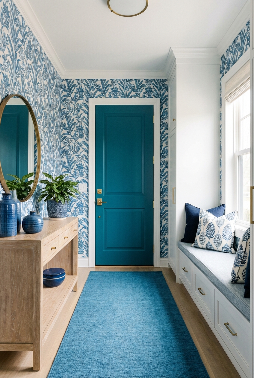 Cool Blue Entryway Ideas: A Fresh First Impression