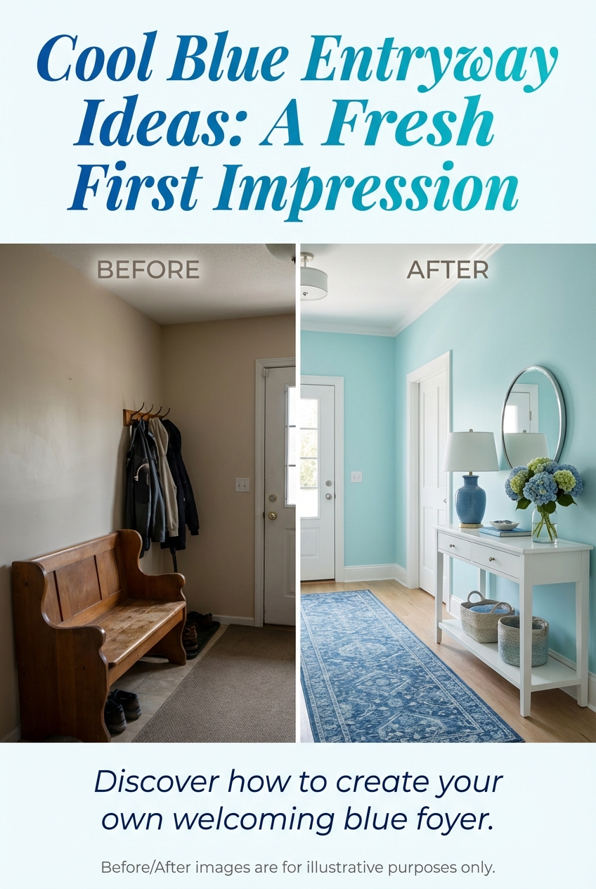 Cool Blue Entryway Ideas: A Fresh First Impression - photo 5