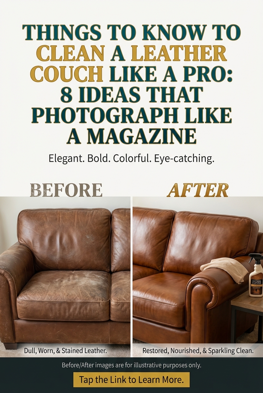 Things to Know to Clean a Leather Couch Like a Pro: 8 Ideas That Photograph Like a Magazine - photo 5