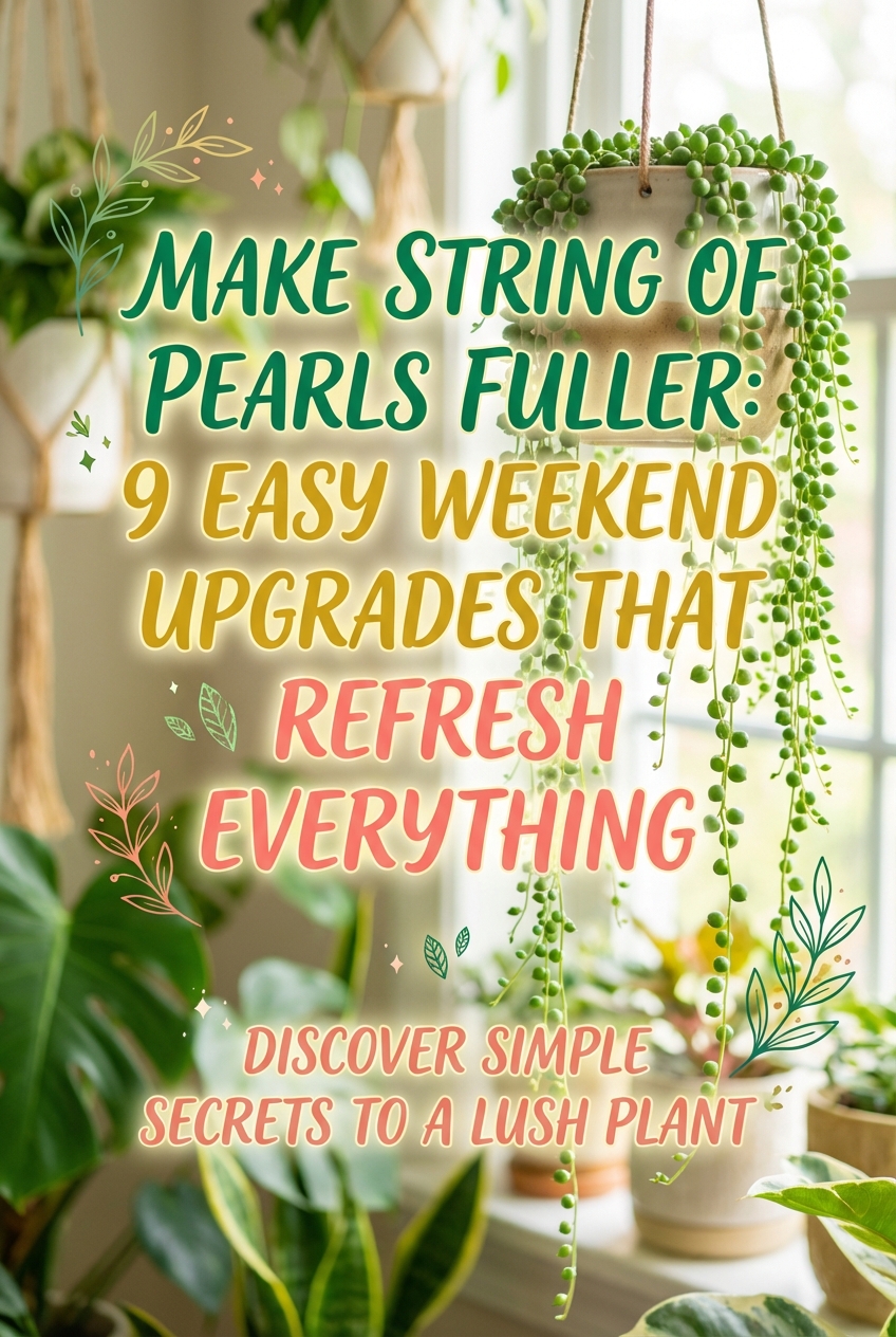 Make String of Pearls Fuller: 9 Easy Weekend Upgrades That Refresh Everything - photo 2