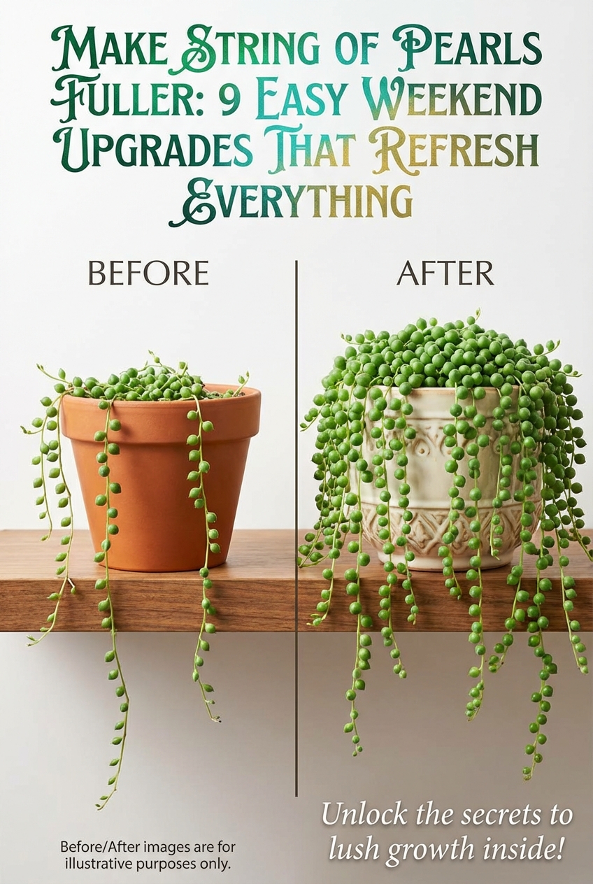 Make String of Pearls Fuller: 9 Easy Weekend Upgrades That Refresh Everything - photo 5