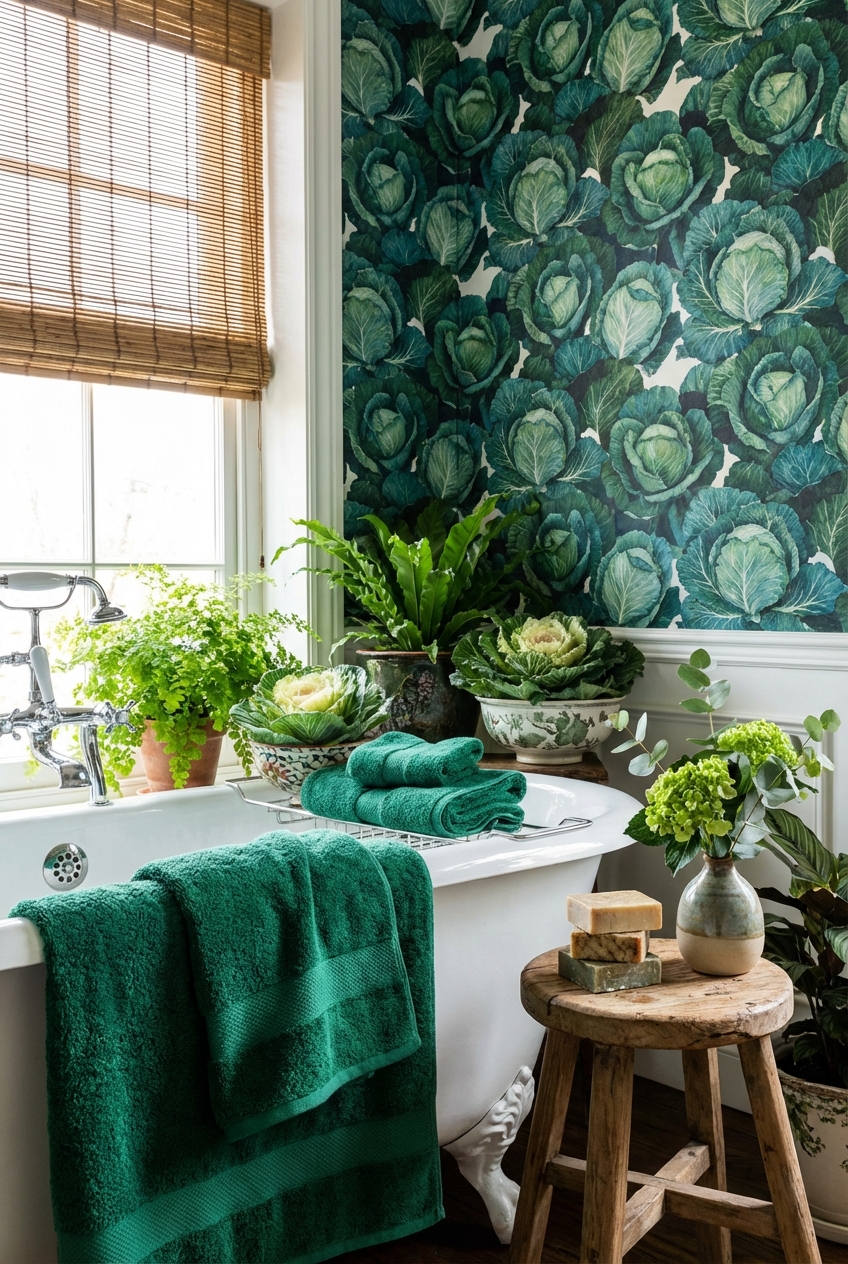 Best 10 Cabbage Crush Bathroom Decor Ideas