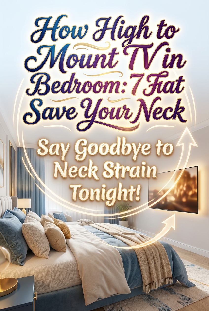 How High to Mount TV in Bedroom: 7 Fixes That Save Your Neck - photo 2