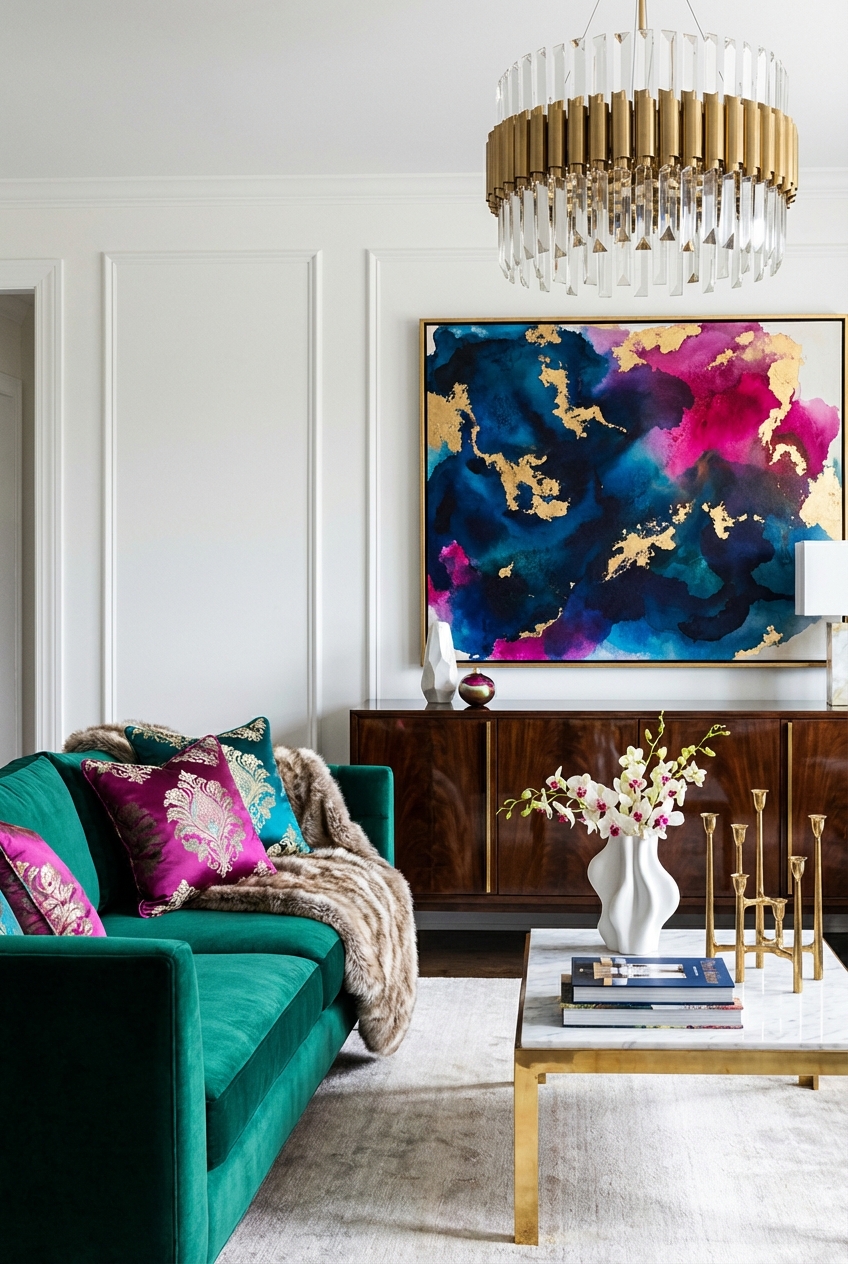 Glamoratti Home Aesthetic: Bold Glam That Still Feels Polished