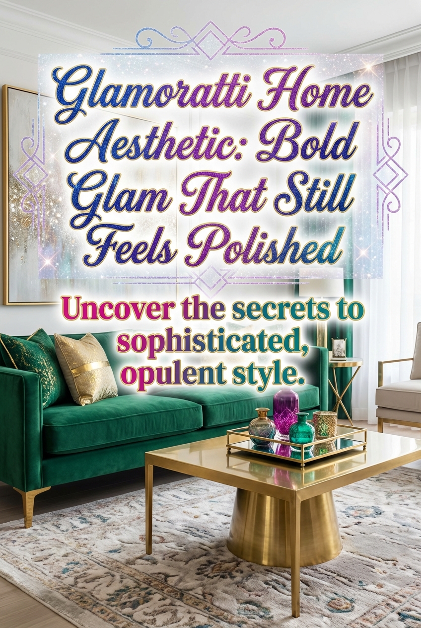 Glamoratti Home Aesthetic: Bold Glam That Still Feels Polished - photo 2