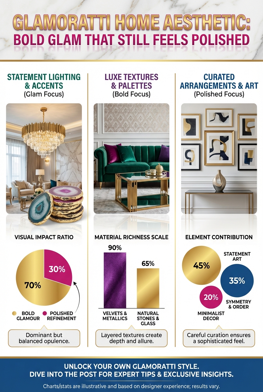 Glamoratti Home Aesthetic: Bold Glam That Still Feels Polished - photo 3