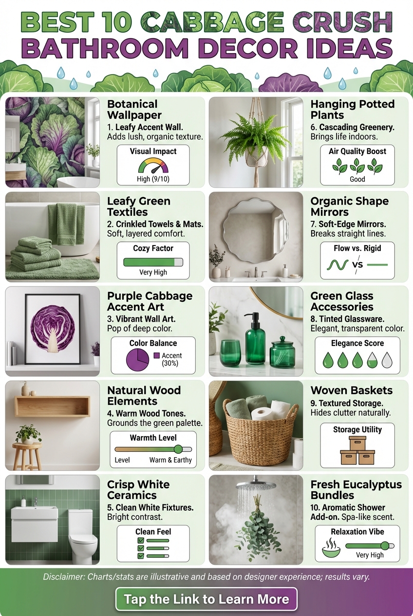 Best 10 Cabbage Crush Bathroom Decor Ideas - photo 3
