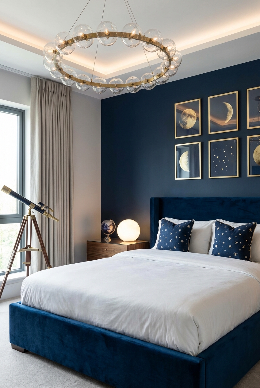 Extra Celestial Guest Room Ideas: Hotel Calm with a Hint of Shine