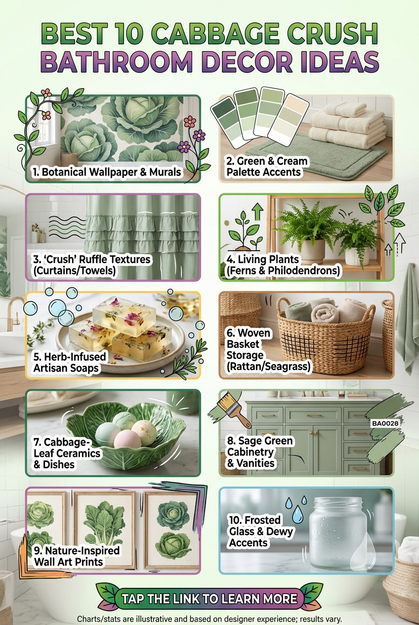 Best 10 Cabbage Crush Bathroom Decor Ideas - photo 4