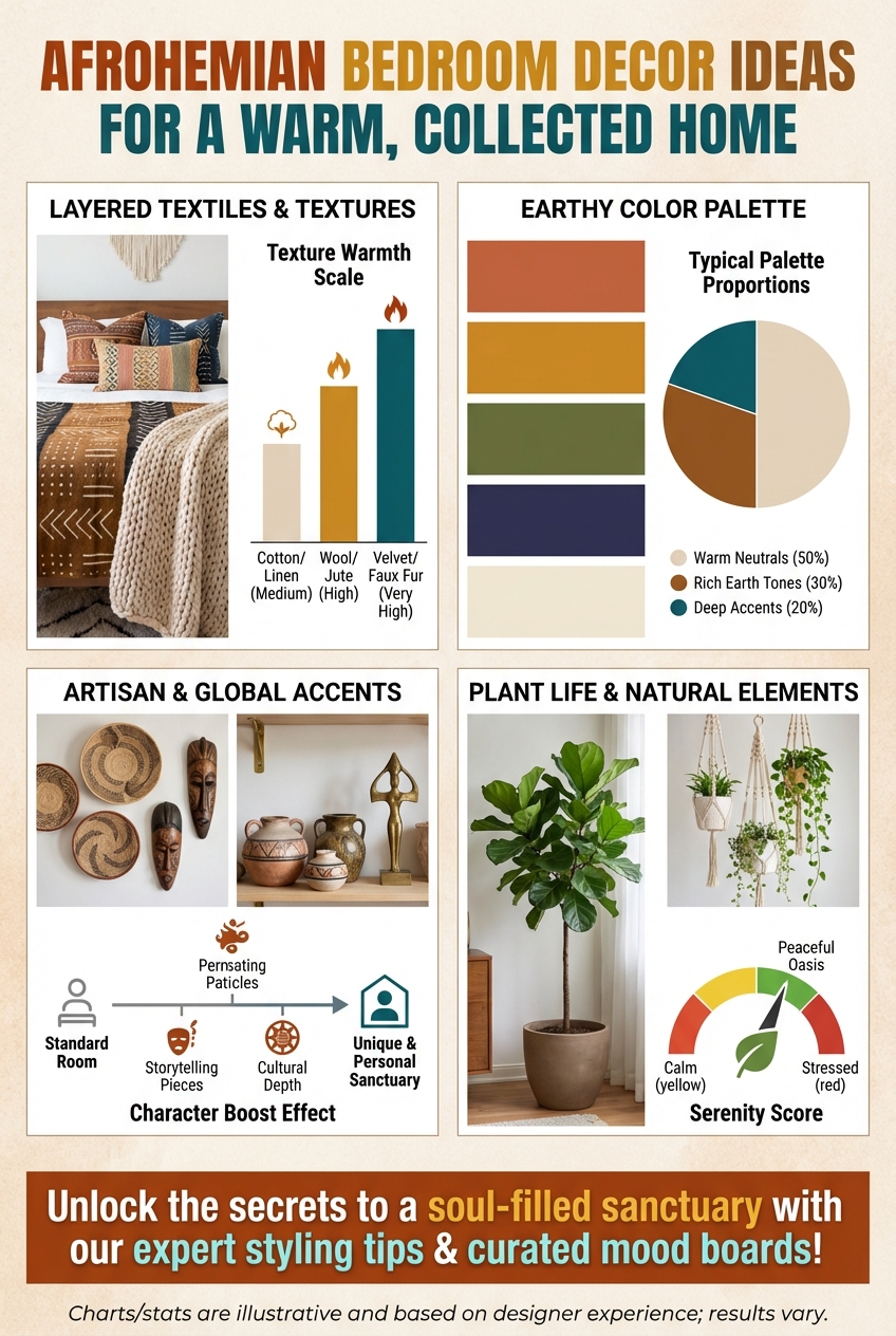 Afrohemian Bedroom Decor Ideas for a Warm, Collected Home - photo 3