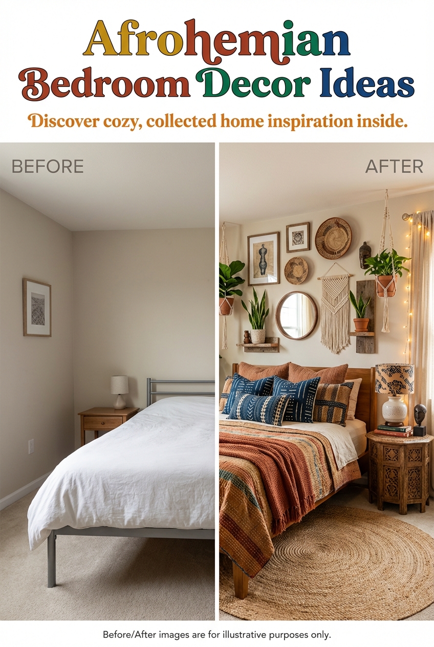 Afrohemian Bedroom Decor Ideas for a Warm, Collected Home - photo 5