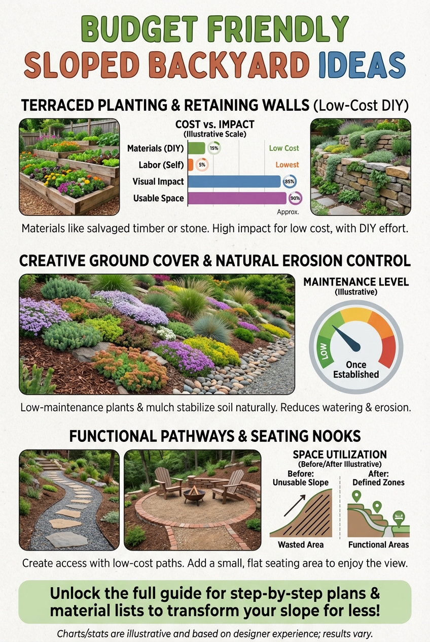 Budget Friendly Sloped Backyard Ideas - photo 3