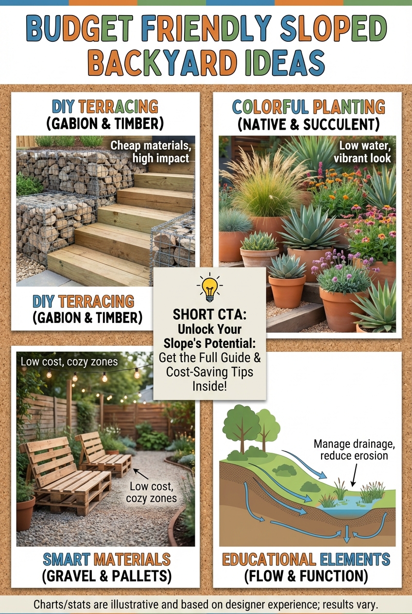 Budget Friendly Sloped Backyard Ideas - photo 4