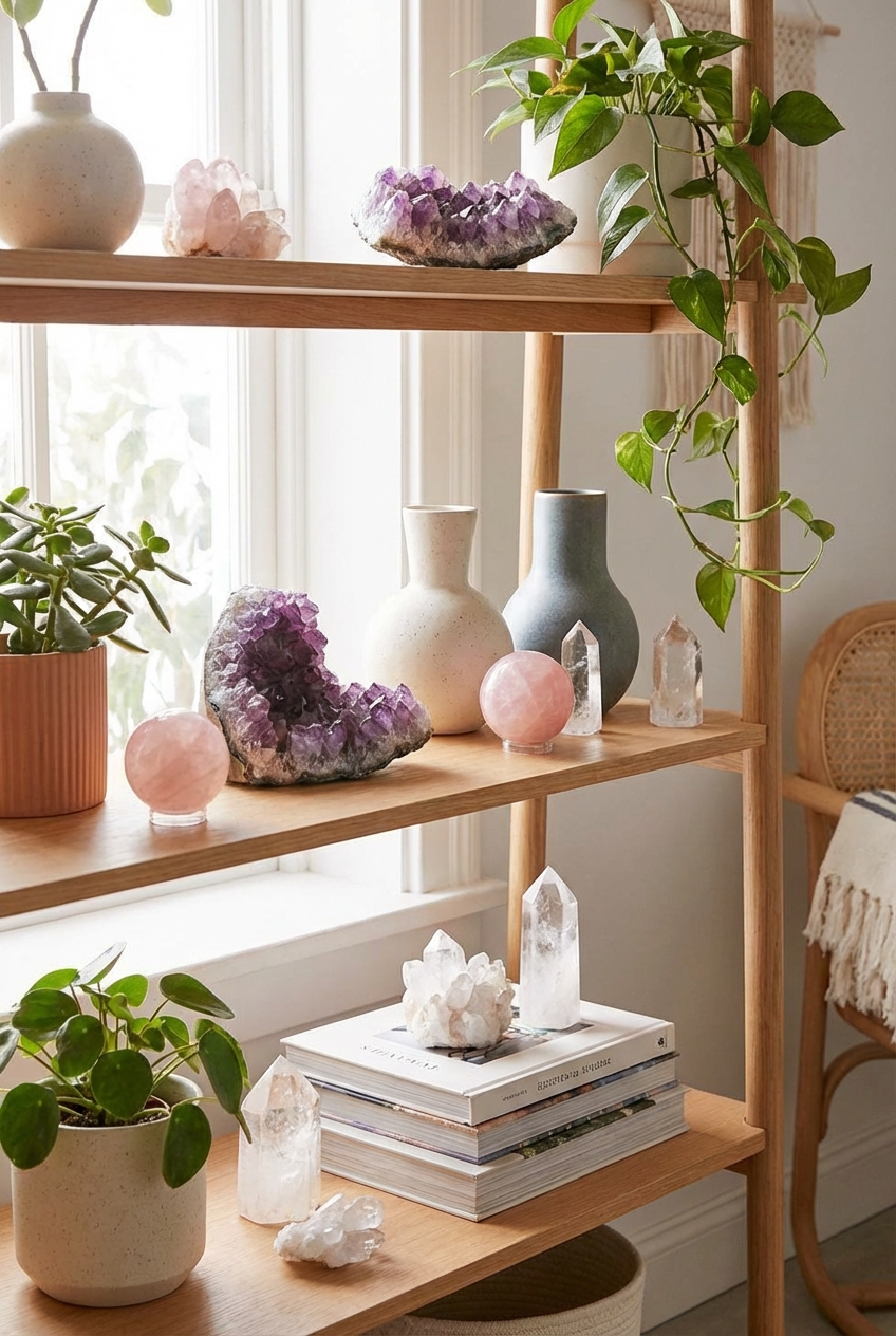 Display Crystals in: the 9 – Step Room Reset