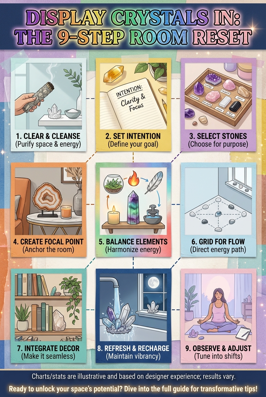 Display Crystals in: the 9 – Step Room Reset - photo 4