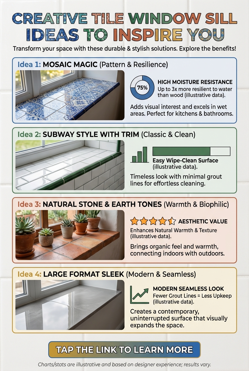 Creative Tile Window Sill Ideas to Inspire You - photo 3