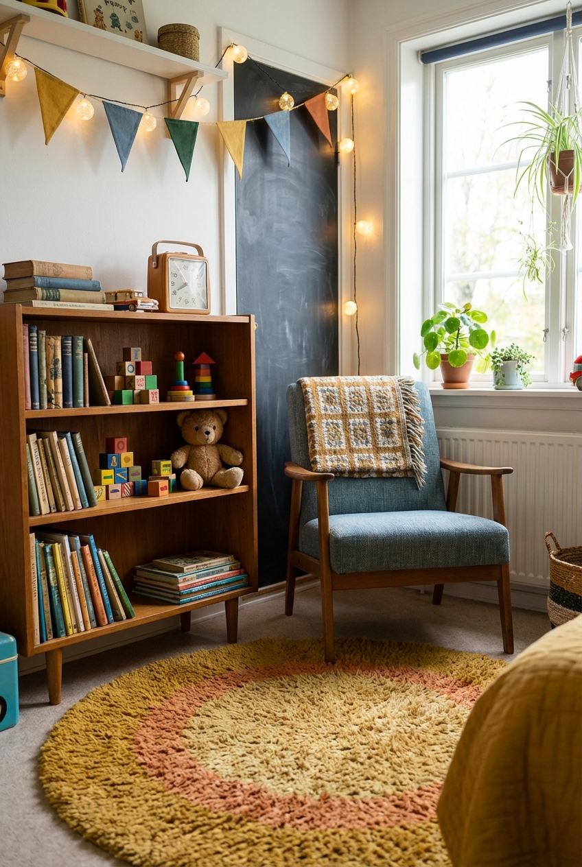 Throwback Kid Room Ideas: The Basics of Cozy Retro Kid Style