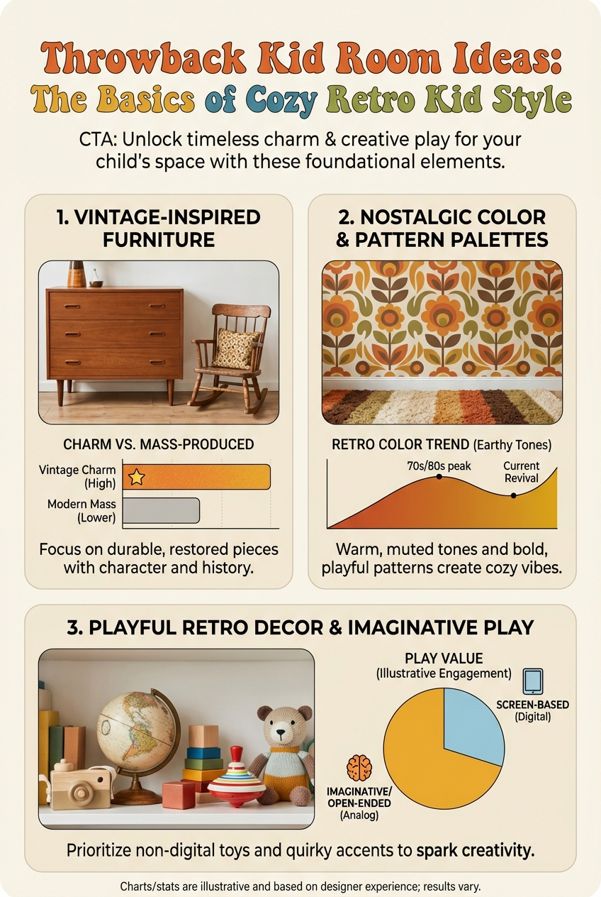 Throwback Kid Room Ideas: The Basics of Cozy Retro Kid Style - photo 3
