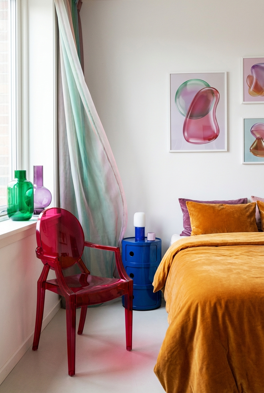 How to Use Jelly Colors in a Bedroom Without Repainting