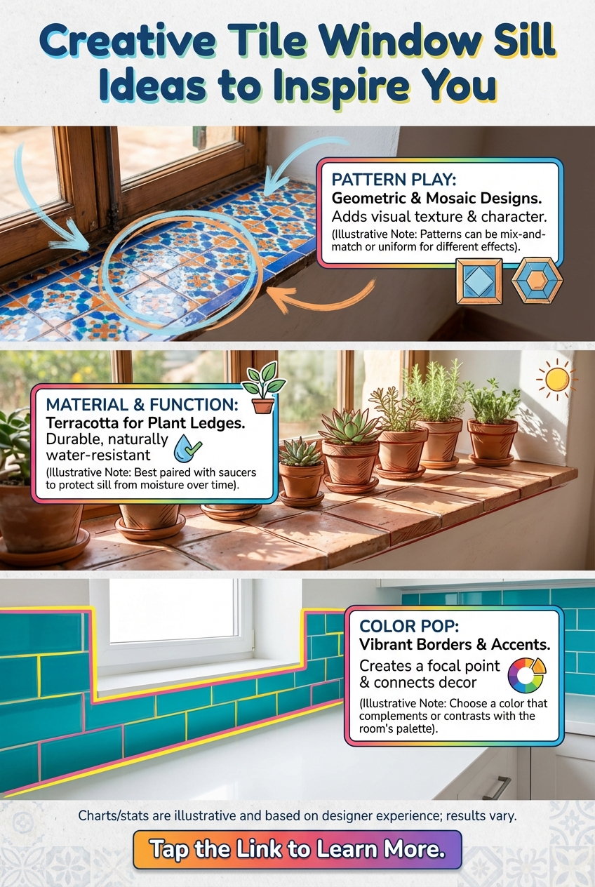 Creative Tile Window Sill Ideas to Inspire You - photo 4