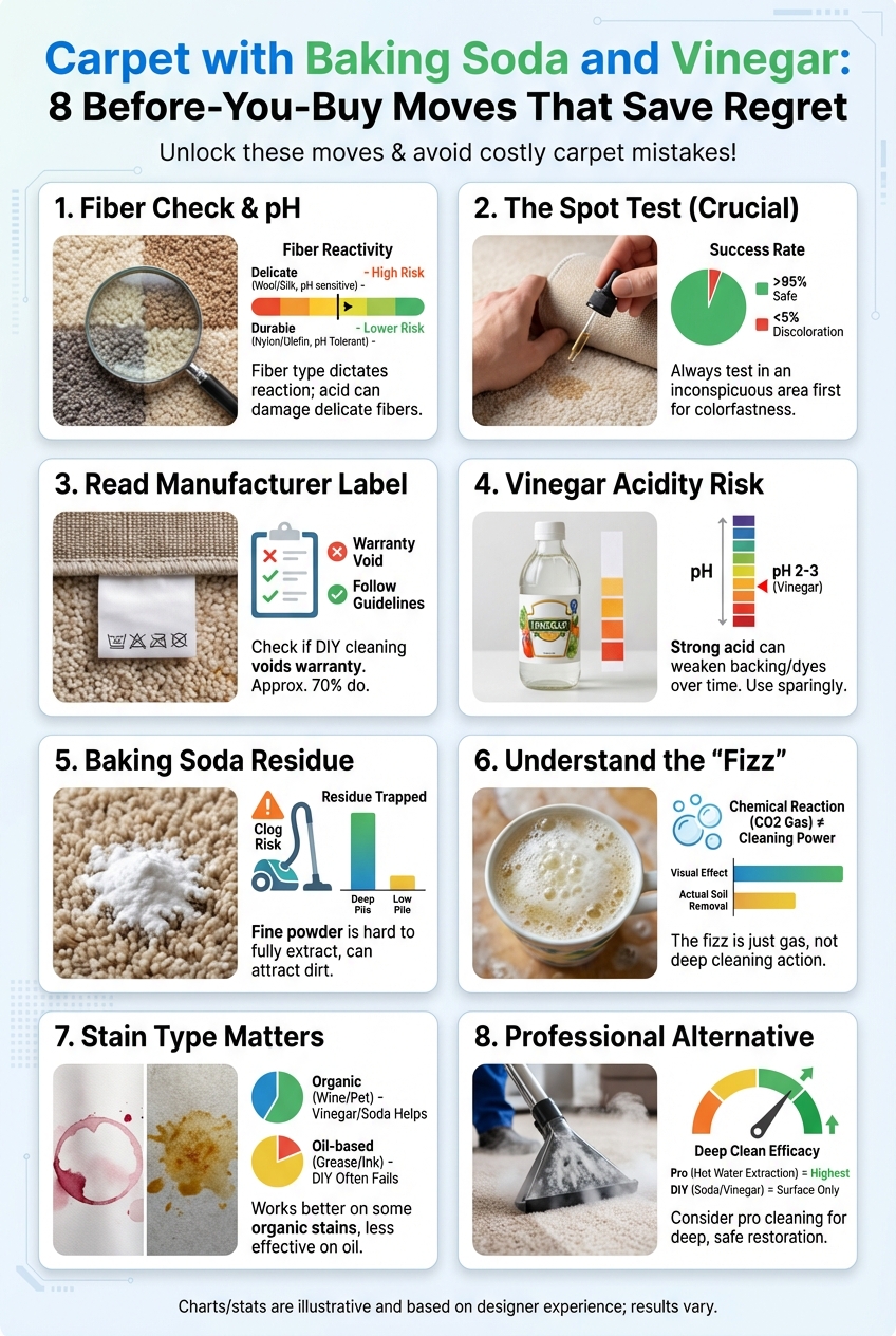Carpet with Baking Soda and Vinegar: 8 Before – You – Buy Moves That Save Regret - photo 3