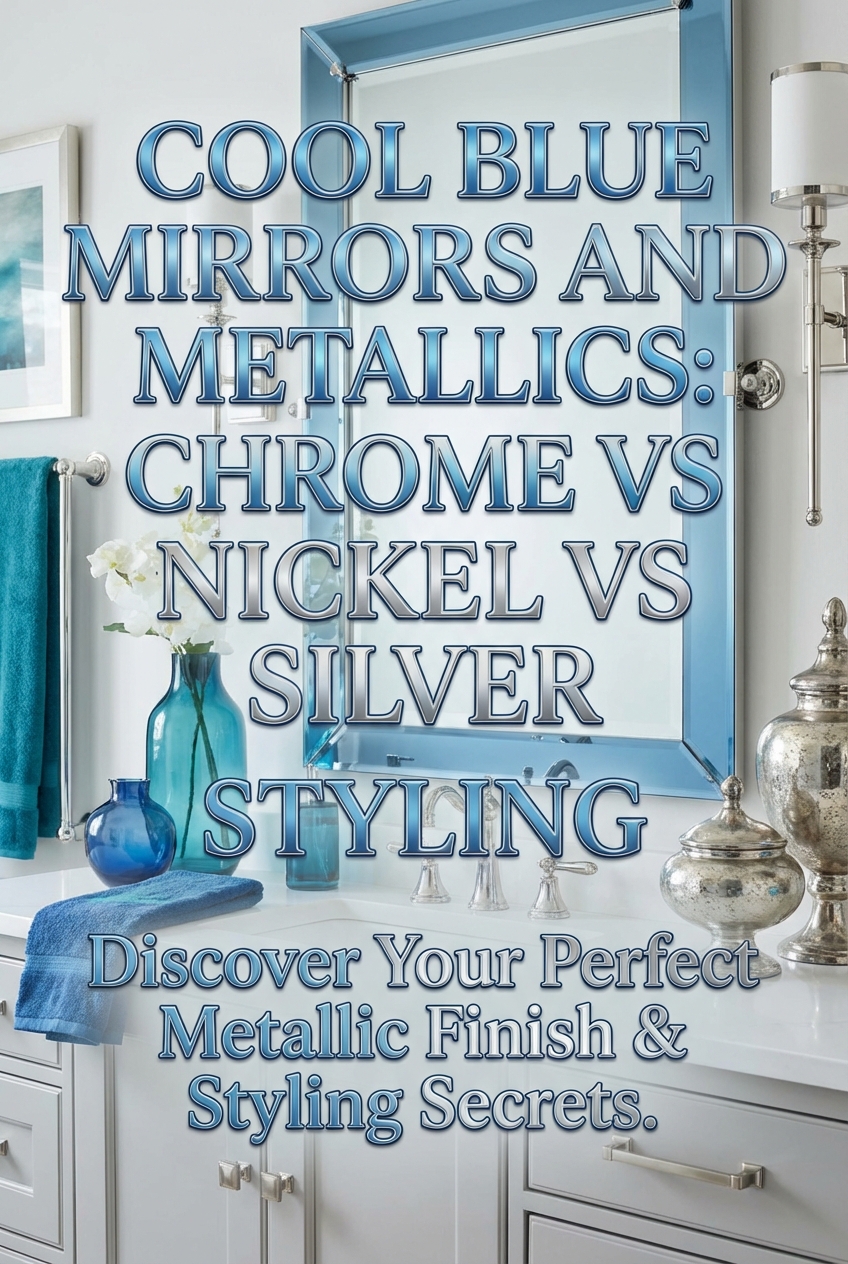 Cool Blue Mirrors and Metallics: Chrome vs Nickel vs Silver Styling - photo 2