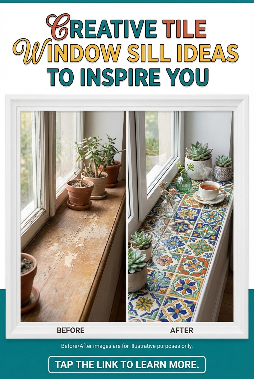 Creative Tile Window Sill Ideas to Inspire You - photo 5